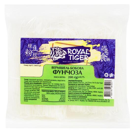 Вермішель з зел. бобів ROYAL TIGER 200г