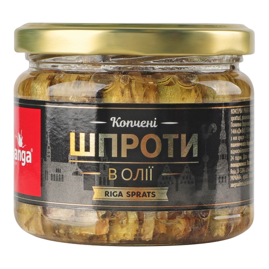 Шпроти копчені в олії Banga 245г
