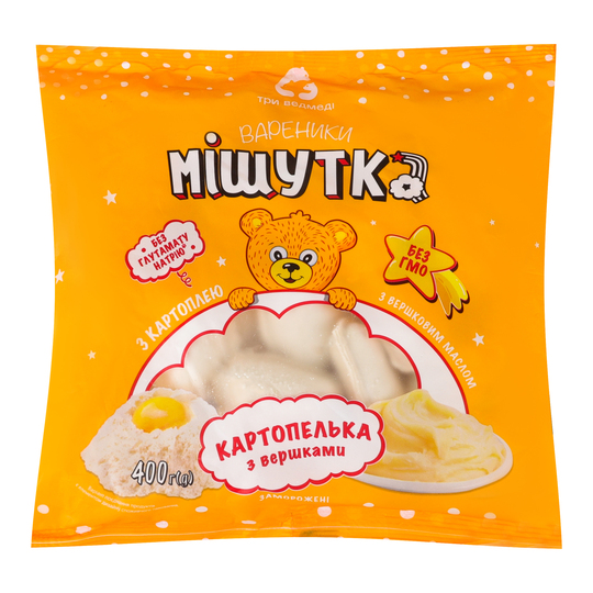 Вареники з картоплею Мішутка ТВ 400г