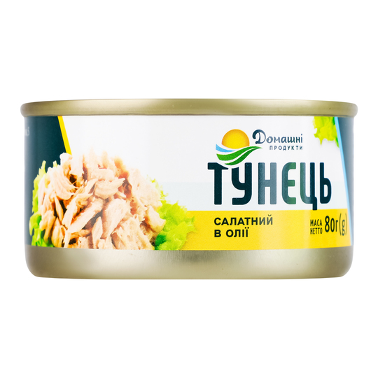 Тунець салатний  в олії 80г ж/б