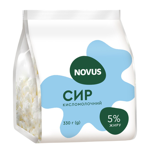 Сир к/м 5% Novus 330г