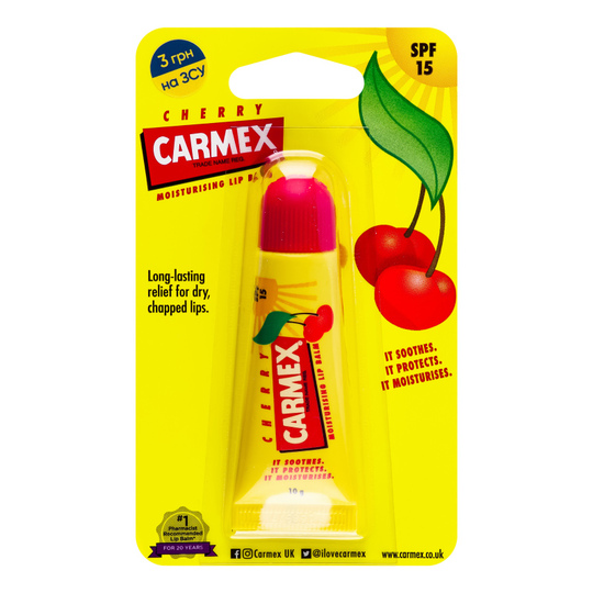 Бальзам для губ вишня Carmex 10г