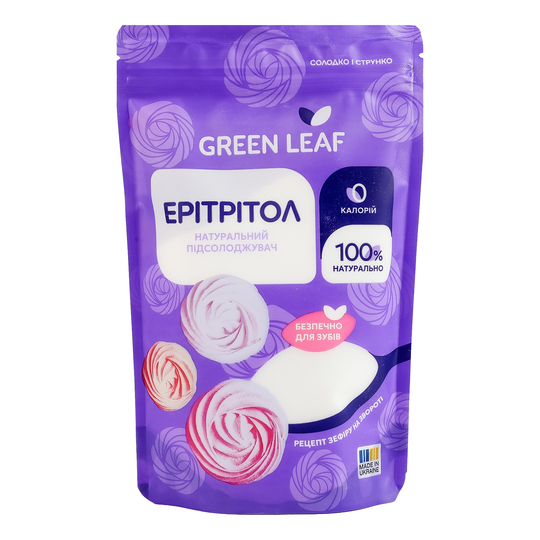 Підсолоджувач Ерітрітол Green Leaf 300г