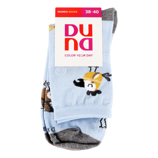 Шкарпетки жіночі Duna св-голуб р.23-25