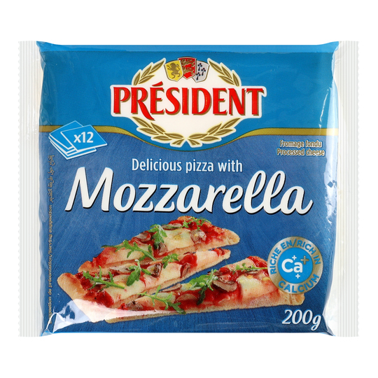 Сир пл.д/піци 40% President ск.200г