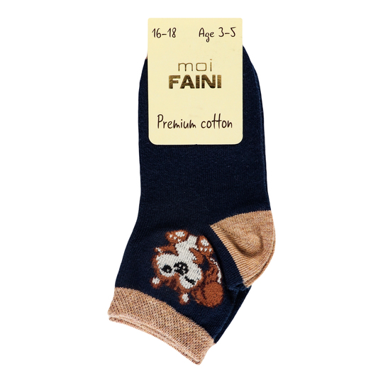 Шкарпетки дит.moi FAINI зв.т.син.р.16-18