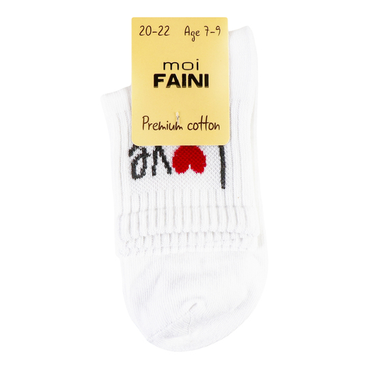 Шкарпетки дит.moi FAINI Лав б.р.20-22