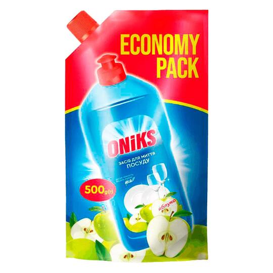 Засіб д/посуду Oniks зел.яблук.д/п 500мл