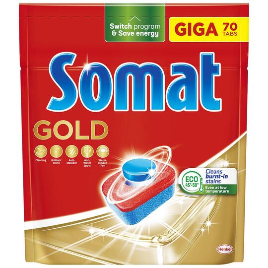 Таблетки для ПММ Somat Gold 70шт