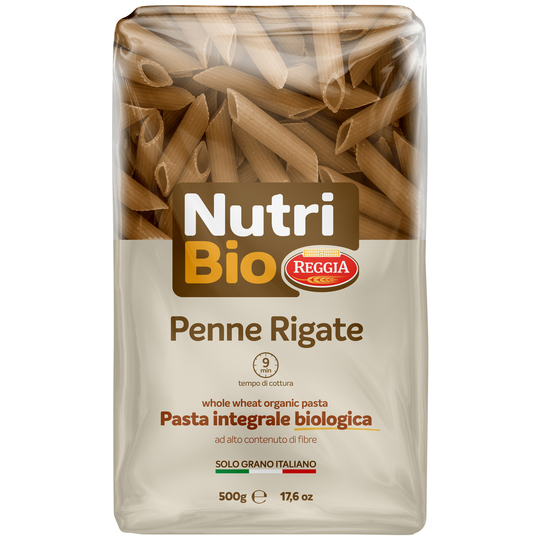 Макарони Penne Rig NutriBio Reggia 500г