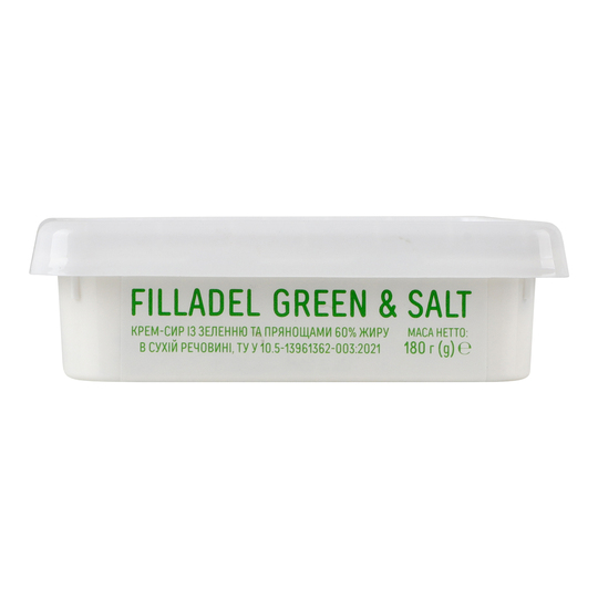 Крем-сир Green&Salt Fillad 60% Біло 180г