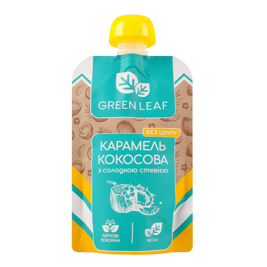 Карамель кокосова з солодкою стевією 90г