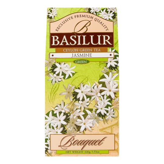 Чай зелений Букет Жасмин Basilur 100г