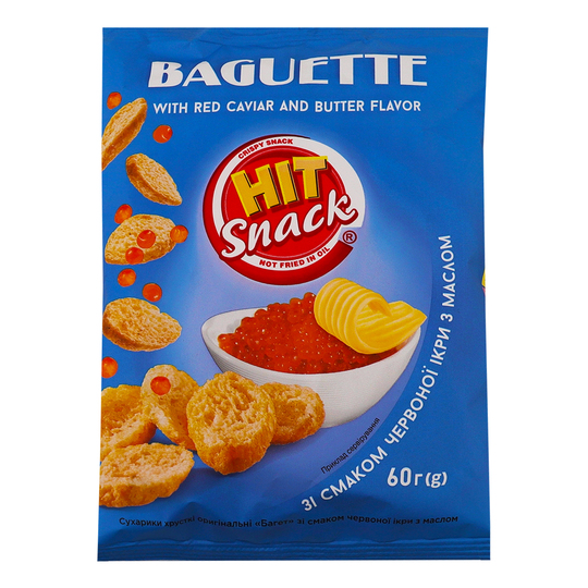 Багет червон.ікра+масло Hit snack 60г