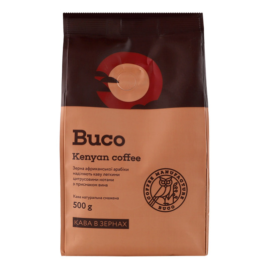 Кава зернова Рецепт Кенії Buco 500г
