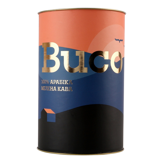 Кава мелена 100% Арабіка Buco тубус 200г