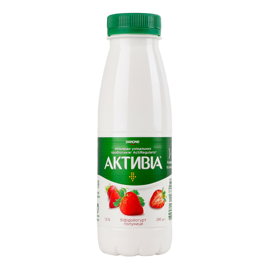 Йогурт пит.Активіа 1,5% полун.290г