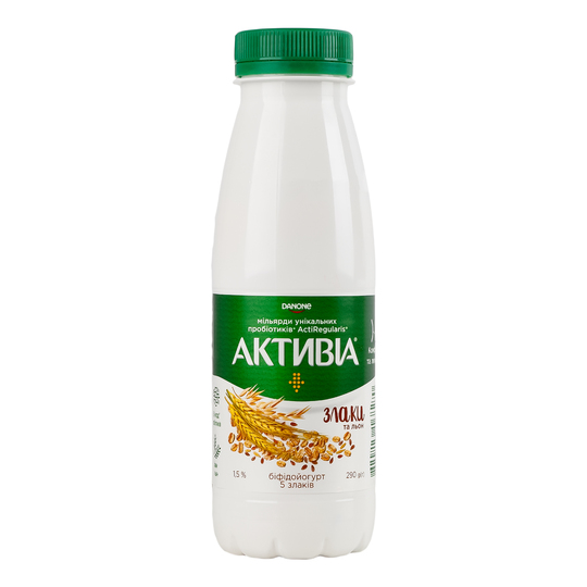 Йогурт пит.Активіа 1,5% 5 злак.290г