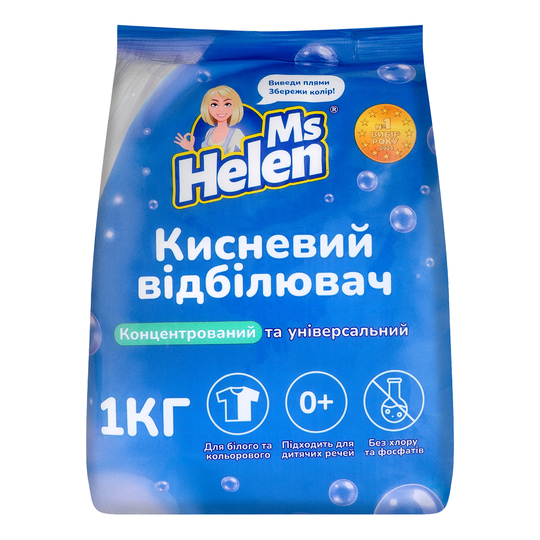 Відбілювач д/біл/кол.кис.еко Ms Helen1кг
