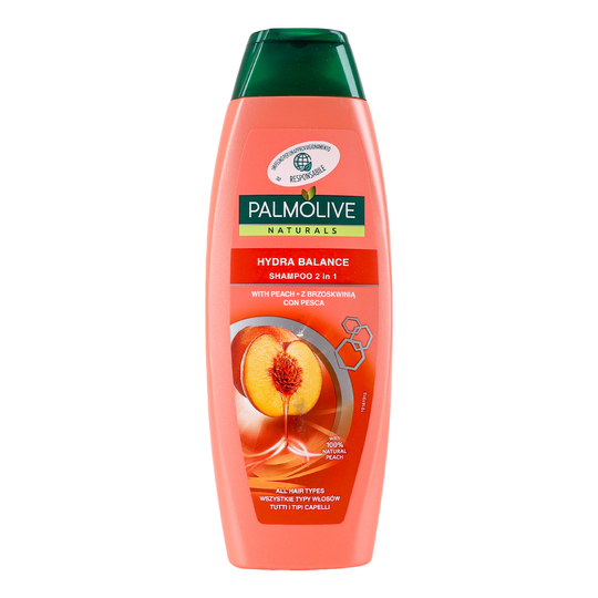 Шампунь 2 в 1 з персиком Palmolive 350мл