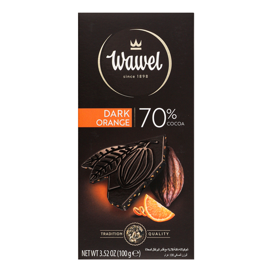 Шоколад темний 70% Апельсин WAWEL 100г