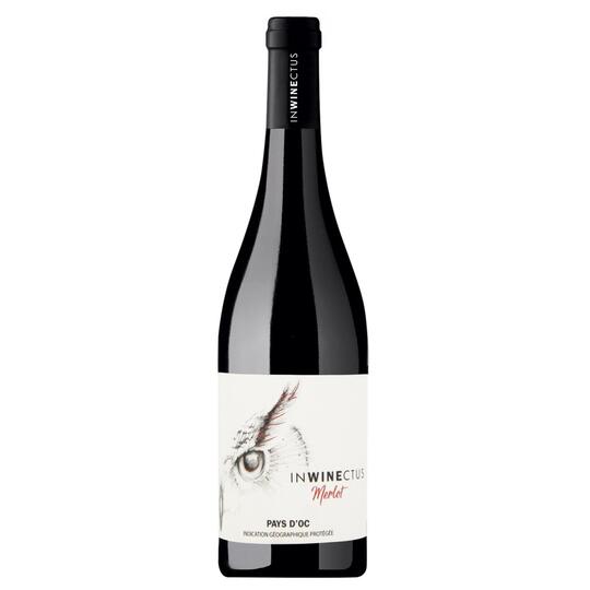 Вино Inwinectus Merlot ч/сухе 13% 0,75л
