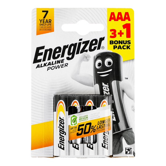 Батарейка лужна блістерAAA ENERGIZER 4шт