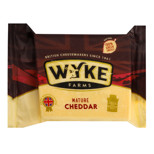 Сир Чеддер 34,9% витр. Wyke 200г