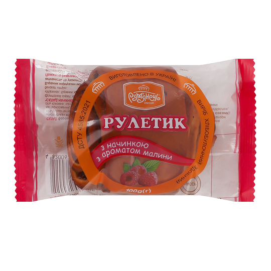 Рулетик малиновий Рум'янець 100г