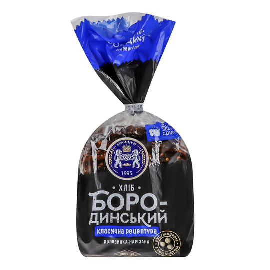 Хліб Бородинський Кулиничі н/ск. 400г