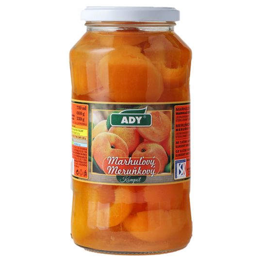 Компот з абрикосів ADY с/б 720мл