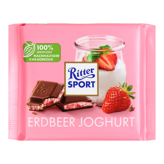 Шоколад мол.йог.полун.Ritter Sport 100г