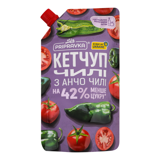 Кетчуп чилі з анчо чилі Pripravka 250г