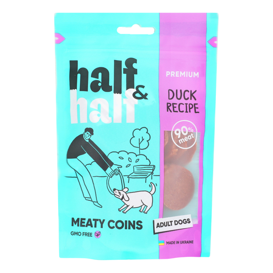 Ласощі для собак HalfHalf із качкою 100г