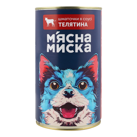 Корм д/соб.конс.ММ шмат.соус тел. 1,24кг