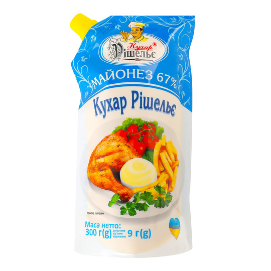 Майонез 67% Кухар Рішельє д/п 300г