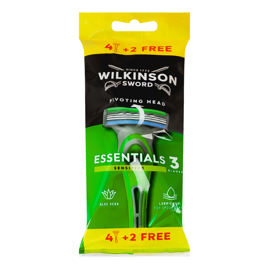 Бритва extra 3 sensitive WS 4+2шт
