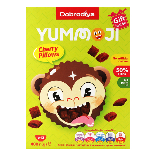 Сніданок готовий под.шок.в. YUMMOJI 400г