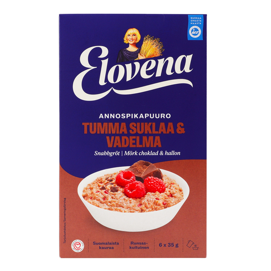 Каша вівсяна чорн.шок.мал. Elovena 210г