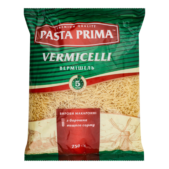 Макарони Вермішель Pasta Prima 750г