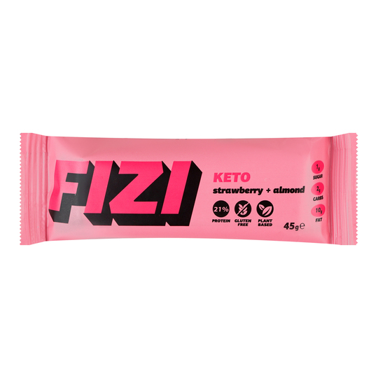 Батончик кето Strawberry Almond FIZI 45г