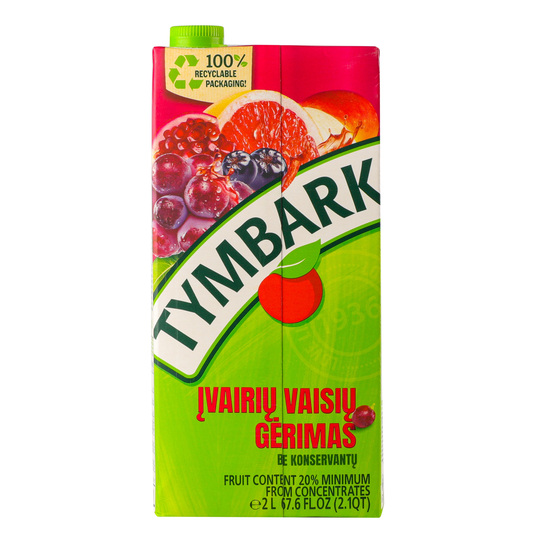 Напій соков.Tymbark чер.мультивіт.2л т/п