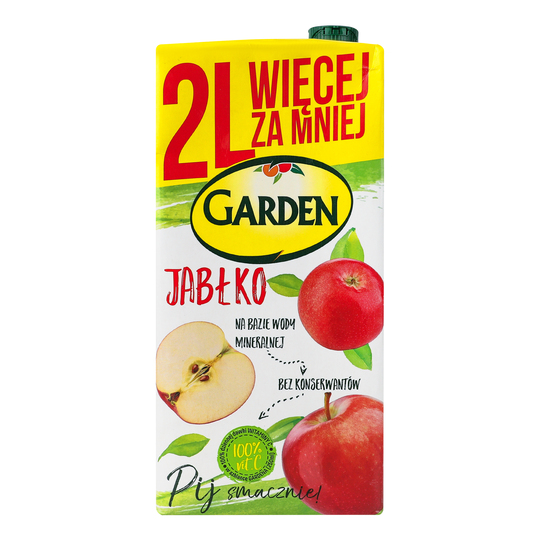 Напій сок. Garden яблуко 2л т/п