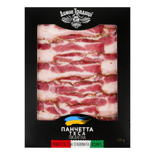 Панчетта Теса Пікант.Димні Традиції 120г