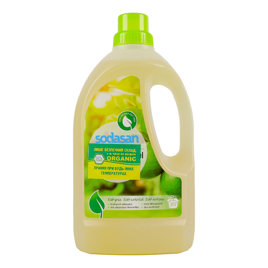 Гель д/пран.кол.тк. орг.Sodasan Col.1,5л