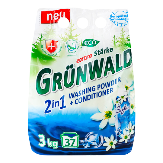 Порошок д/пран.унів.орг.Grünwald 2в1 3кг