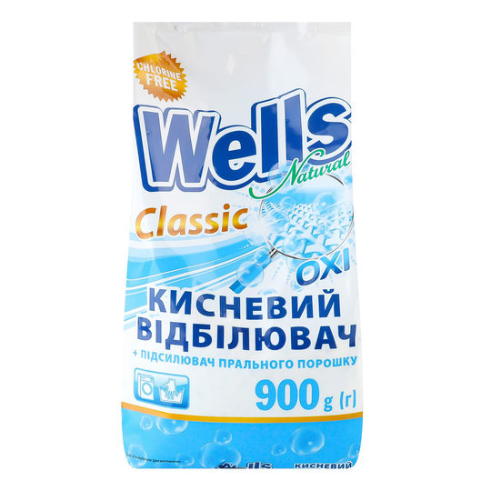 Відбілювач д/біл.кис.орг.Wells Nat. 900г