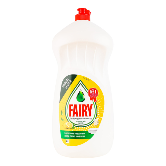 Засiб д/посуду Fairy соковит. лимон 1,5л