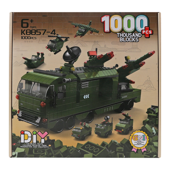 Іграшка констр. бронемашина QТ 1000дет.