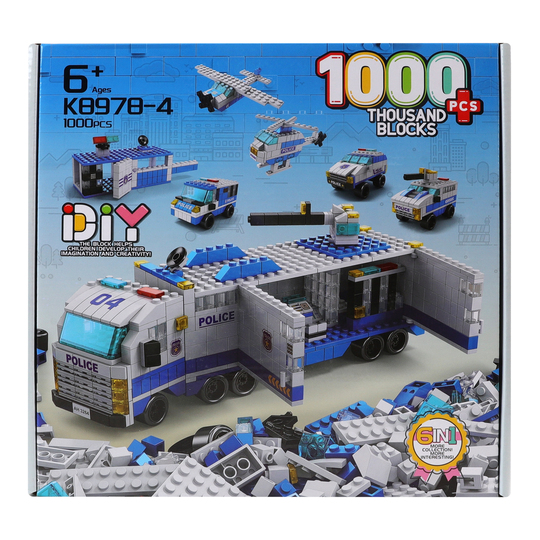 Іграшка констр. поліція QТ 1000дет.